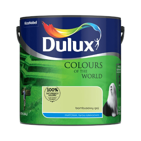 Farba lateksowa Dulux Kolory Świata Bambusowy Gaj 2,5 l