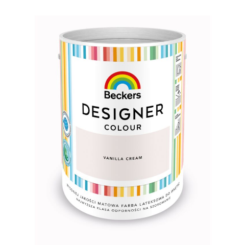 Farba lateksowa Beckers Designer Colour Vanilla Cream 5 l