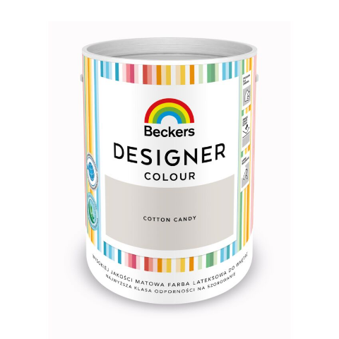 Farba lateksowa Beckers Designer Colour Cotton Candy 5 l