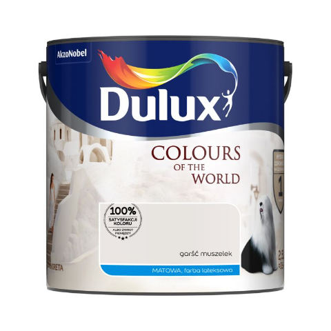 Farba lateksowa Dulux Kolory Świata Garść Muszelek 2,5 l