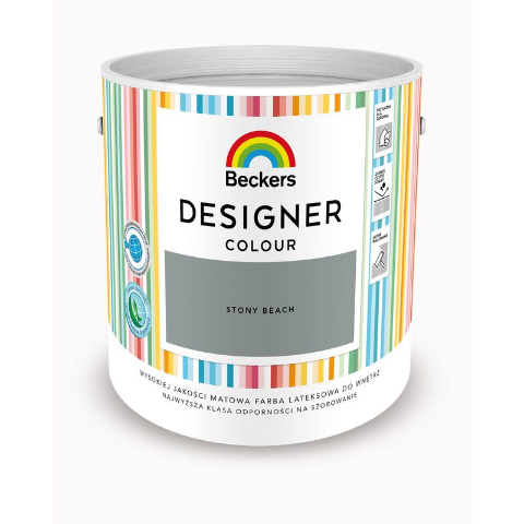 Farba lateksowa Beckers Designer Colour Stony Beach 2,5 l