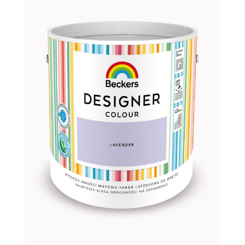 Farba lateksowa Beckers Designer Colour lavender 2,5 l