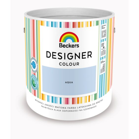 Farba lateksowa Beckers Designer Colour Aqua 2,5 l
