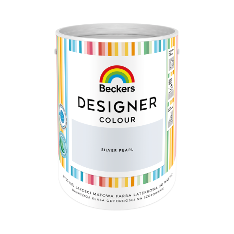 Farba lateksowa Beckers Designer Colour Silver Pearl 5 l