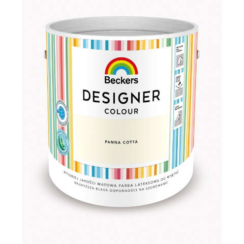 Farba lateksowa Beckers Designer Colour Panna Cotta 2,5 l