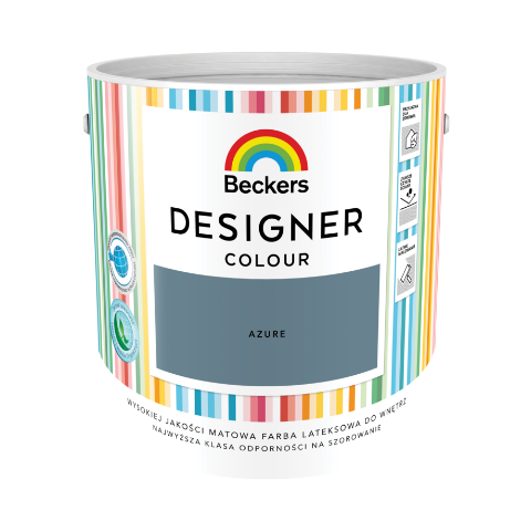 Farba lateksowa Beckers Designer Colour Azure 2,5 l