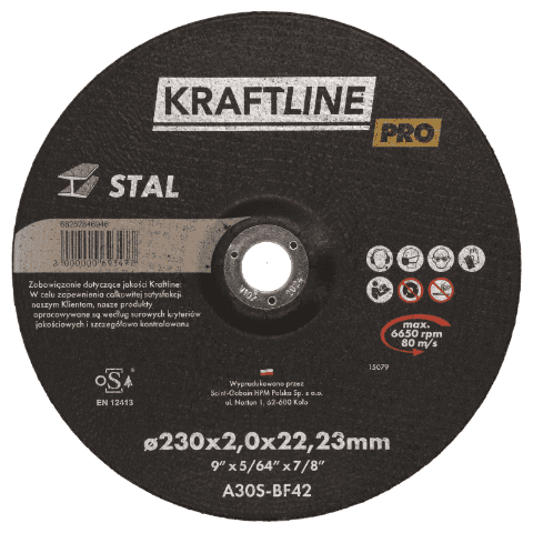 Tarcza do cięcia Stal KRAFTLINE PRO