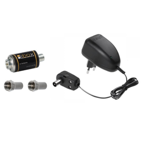 Zestaw Wzmacniający do anten LB900/1000/2000 (zasilacz ant. + wzmacniacz DL20 + 2 x wt. F)