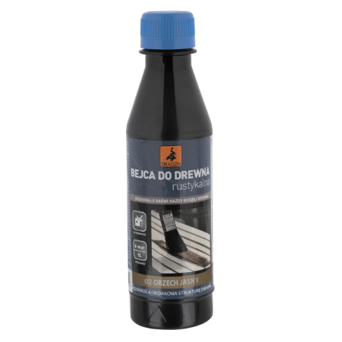 Bejca do drewna rustykalna 0,2 l orzech jasny Dragon
