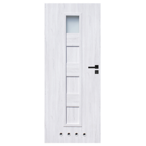 Skrzydło drzwiowe ALBATROS SILVER tuleje 80L