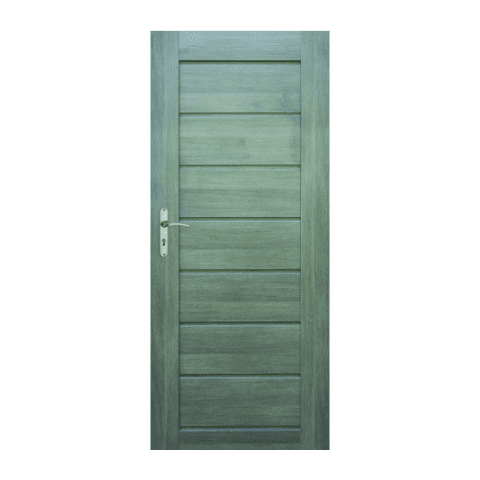 Skrzydło drzwiowe Prim grafit pełne 80 P