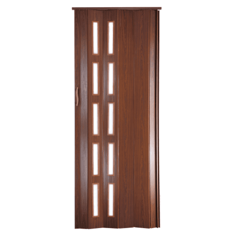 Drzwi harmonijkowe st5 80 x 201 cm mahoń