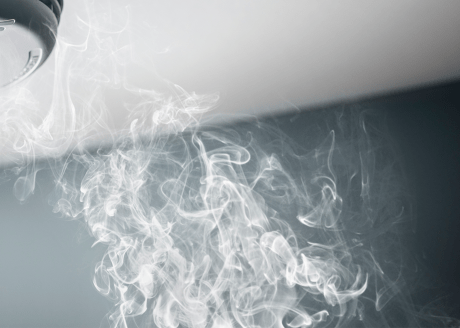 Monitoring wykrycia dymu