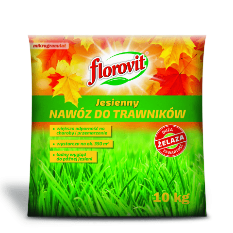 Jesienny nawóz do trawników worek 10 kg Florovit