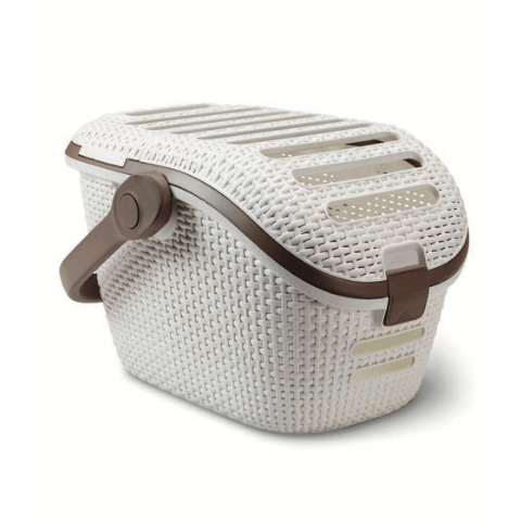 Transporter dla zwierząt, kremowy