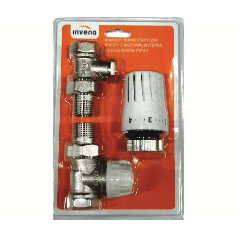 Komplet termostatyczny prosty