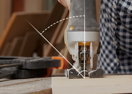 Regulacja kąta cięcia