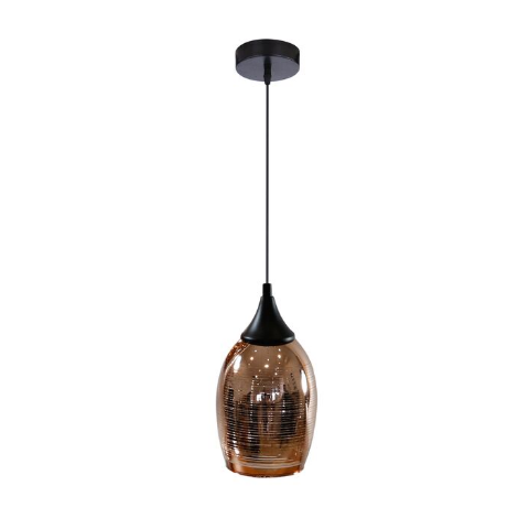 Lampa wisząca MARINA 14 1x60W E27 miedziany CANDELLUX