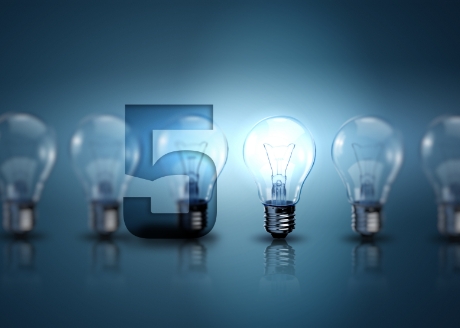 Pięć źródeł światła