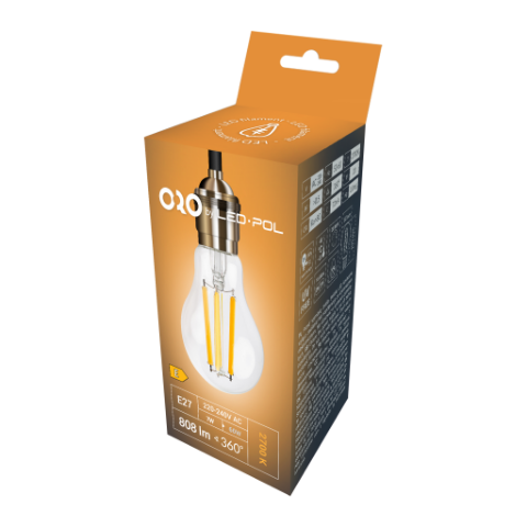 Żarówka Filament LED ORO-E27-FL-CLARO-7W-WW ciepła