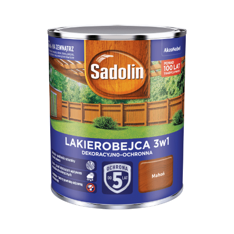 Lakierobejca Dekoracyjno-Ochronna 3w1 Mahoń 0,7 l Sadolin