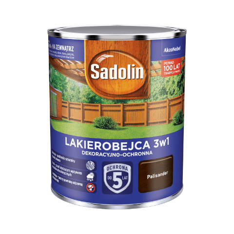 Lakierobejca Dekoracyjno-Ochronna 3w1 Palisander 0,7 l Sadolin