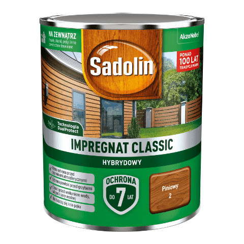 Impregnat CLASSIC HYBRYDOWY Piniowy 0,75 l Sadolin