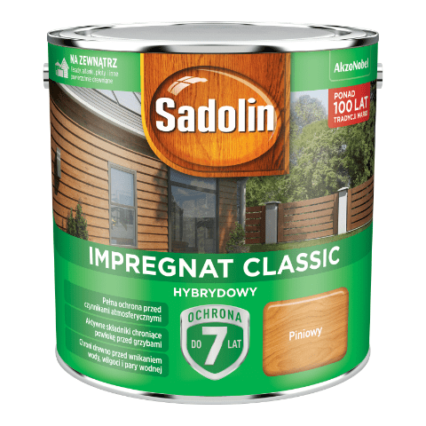 Impregnat CLASSIC HYBRYDOWY Piniowy 2,5 l Sadolin