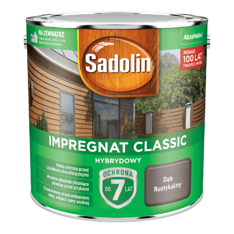 Impregnat CLASSIC HYBRYDOWY Dąb Rustykalny 2,5 l Sadolin