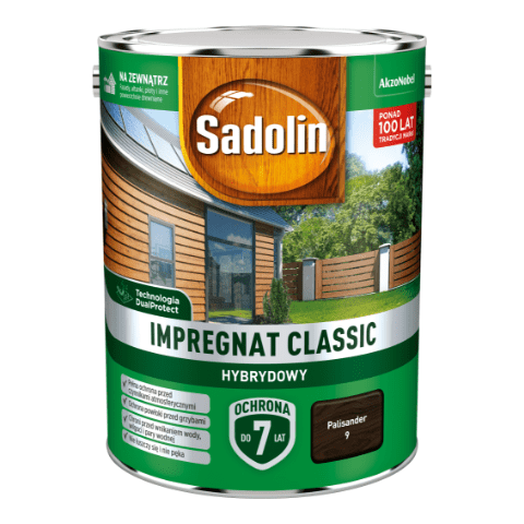 Impregnat CLASSIC HYBRYDOWY Palisander 4,5 l Sadolin