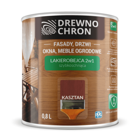 Lakierobejca 2W1 kasztan Drewnochron