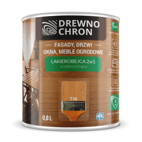 Lakierobejca 2w1 tik Drewnochron