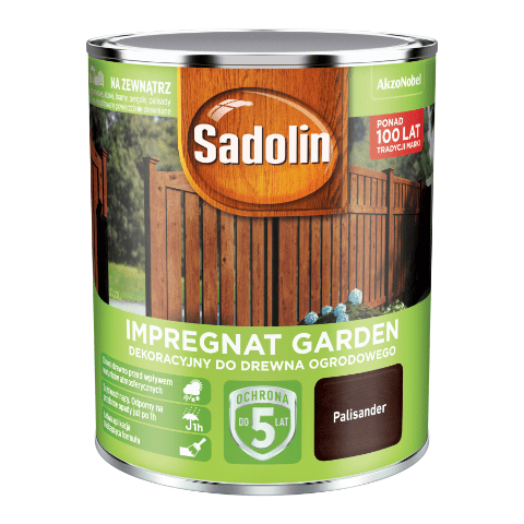 Impregnat Dekoracyjny do drewna ogrodowego Garden Palisander 0,7 l Sadolin