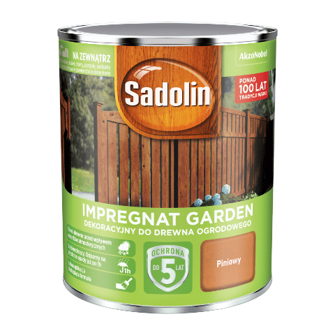Impregnat Dekoracyjny do drewna ogrodowego Garden Piniowy 0,7 l Sadolin