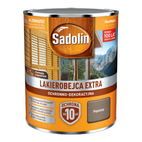 Lakierobejca Ochronno-Dekoracyjna Extra Popielaty 0,75 l Sadolin