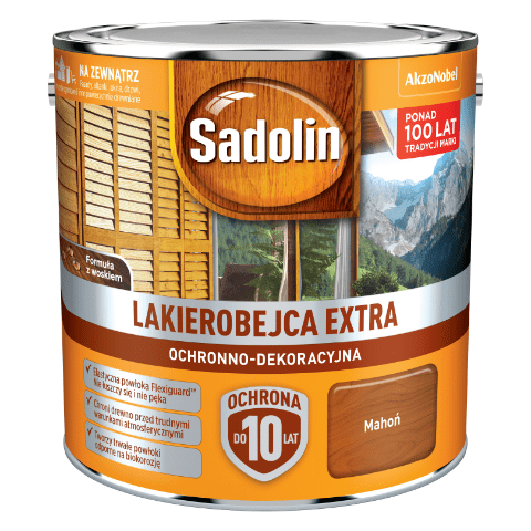 Lakierobejca Ochronno-Dekoracyjna Extra Mahoń 2,5 l Sadolin