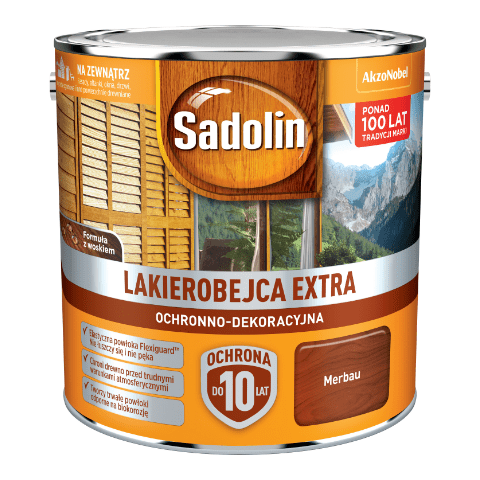 Lakierobejca Ochronno-Dekoracyjna Extra Merbau 2,5 l Sadolin