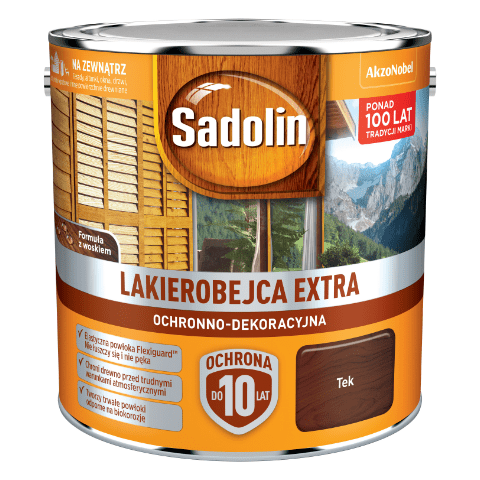 Lakierobejca Ochronno-Dekoracyjna Extra Tek 2,5 l Sadolin