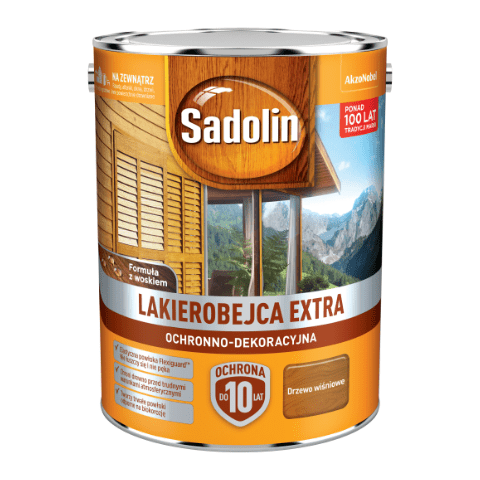 Lakierobejca Ochronno-Dekoracyjna Extra Drzewo Wiśniowe 5 l Sadolin