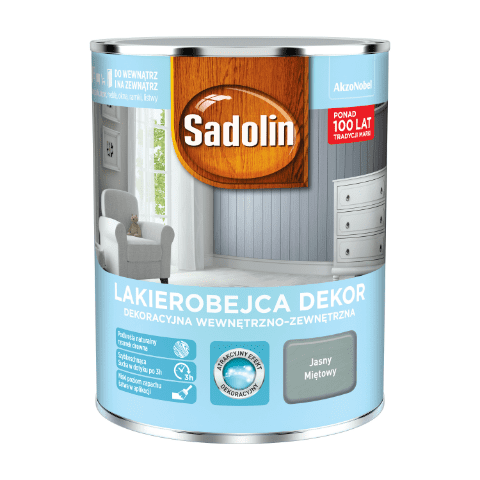 Lakierobejca Dekor Jasny Miętowy 1 l Sadolin