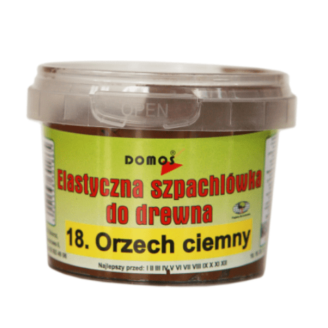 Elastyczna akrylowa szpachlówka do drewna 0,20&nbsp;kg orzech ciemny EKOL