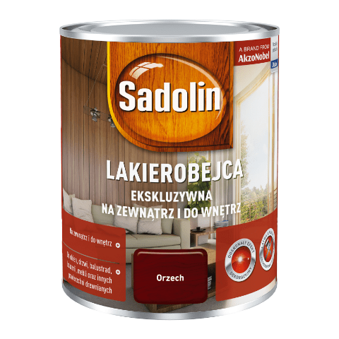 Lakierobejca Ekskluzywna Orzech 0,75 l Sadolin