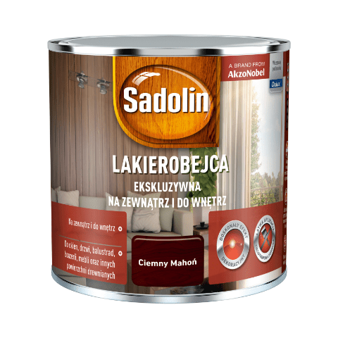 Lakierobejca Ekskluzywna Ciemny Mahoń 0,25 l Sadolin
