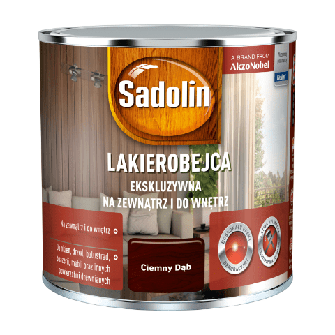 Lakierobejca Ekskluzywna Ciemny Dąb 0,25 l Sadolin