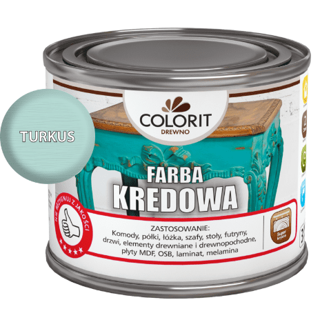Farba kredowa turkus 375 ml