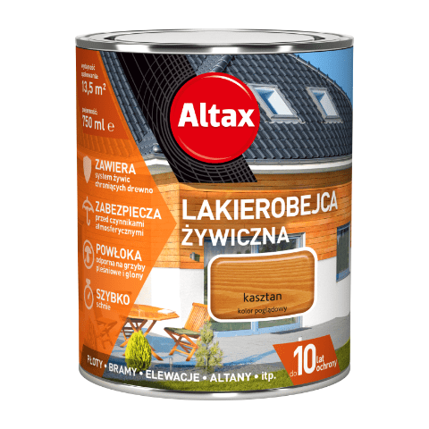 Lakierobejca żywiczna 0,75 l kasztan Altax