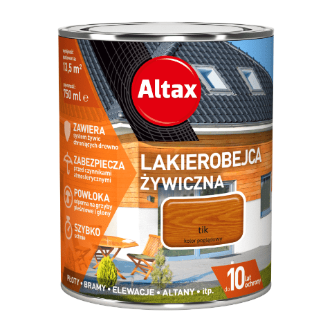 Lakierobejca żywiczna 0,75 l tik Altax