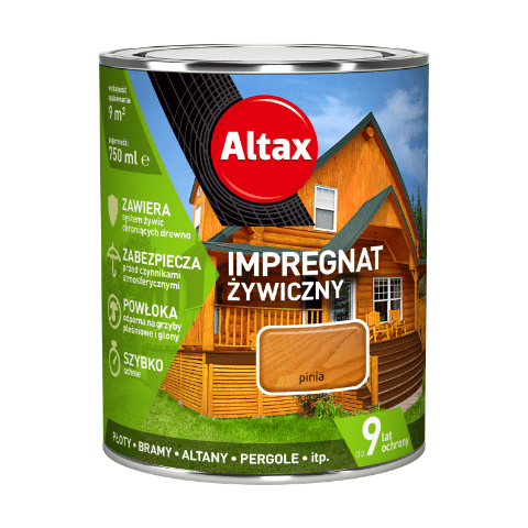 Impregnat żywiczny 0,75 l pinia Altax