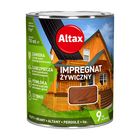 Impregnat żywiczny 0,75 l orzech Altax