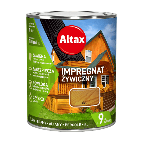 Impregnat żywiczny 0,75 l dąb Altax